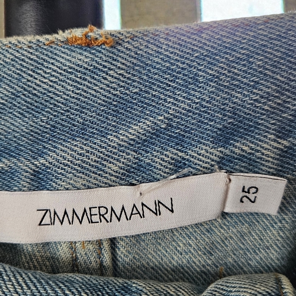 Zimmermann “Crush” High Rise Wide Leg Jeans – Size 25 - Picture 2 of 7
